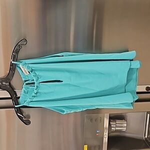 💕VERONICA M💕 Sleeveless Blouse ~ Turquoise Medium NWOT